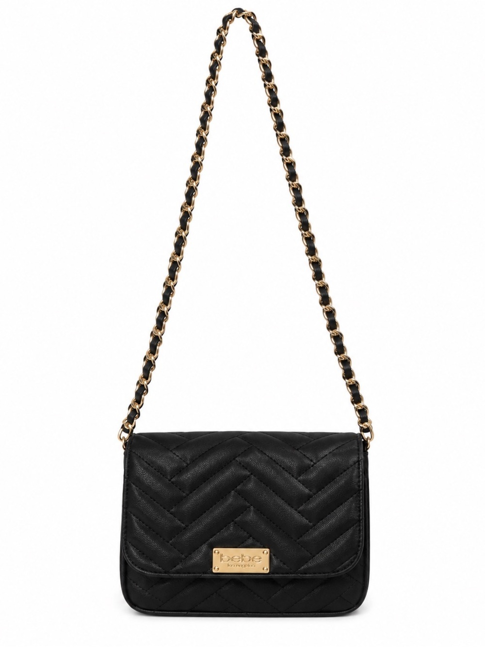 Bebe Quilted Chain Shoulder Bag - Unbranded